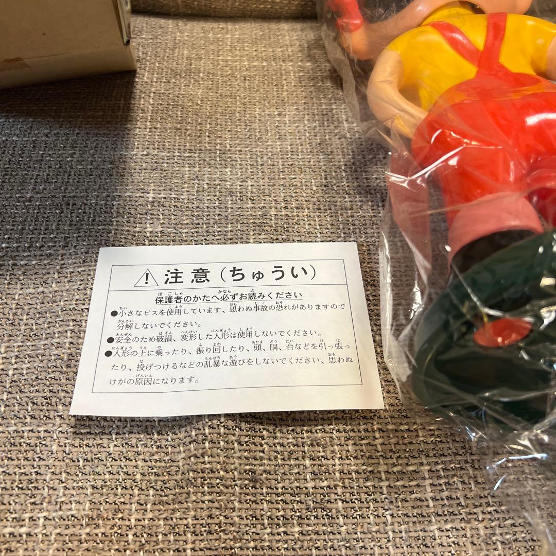 【超レア・未使用・完動品】ペコちゃん 首振り人形