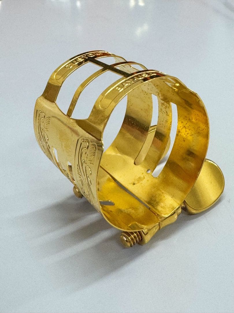 チャールズ・ベイ　テナーサックス用リガチャー Baroque（バロック）金メッキ