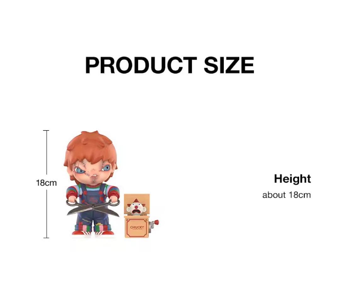 【asaasa】　hirono チャッキー フィギュア 約18cm