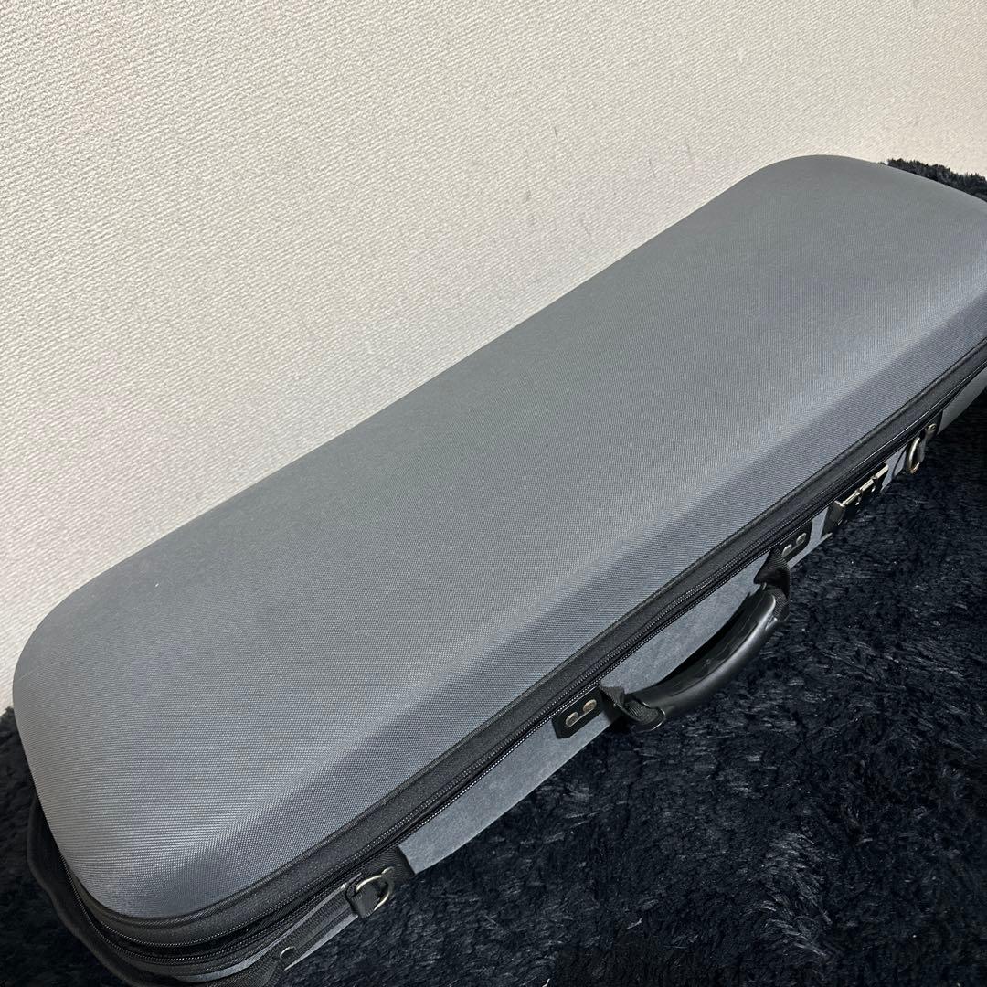 高級 バイオリンケース 弦楽器 4/4サイズ 湿度計付き 大容量