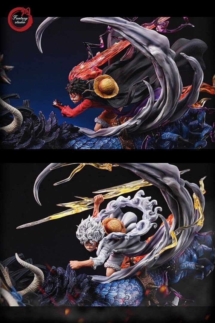 ワンピース カイドウ VS ルフィ ガレージキット スタチュー フィギュア