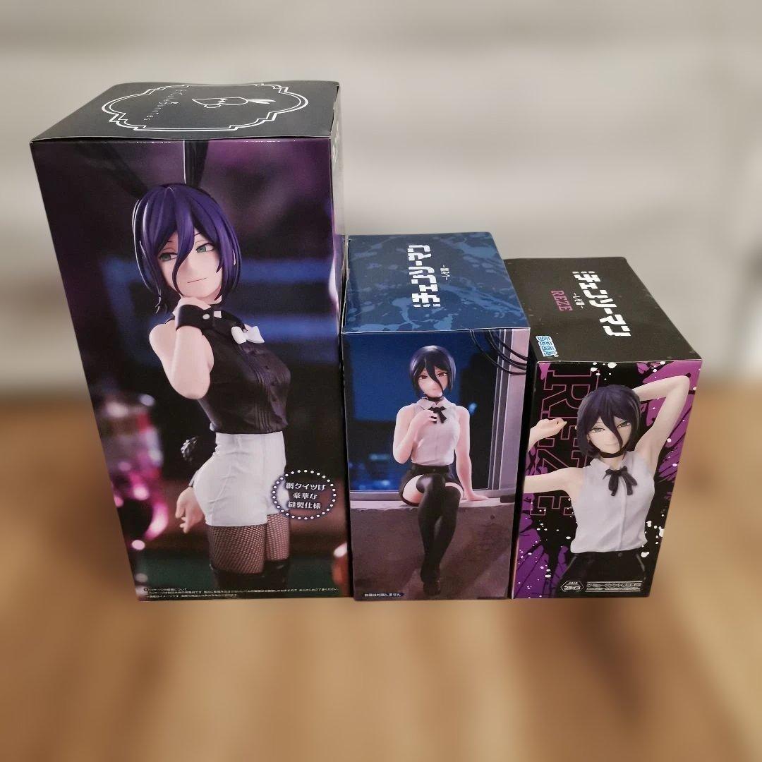 チェンソーマン　レゼ篇　レゼ　 プライズフィギュア3点セット