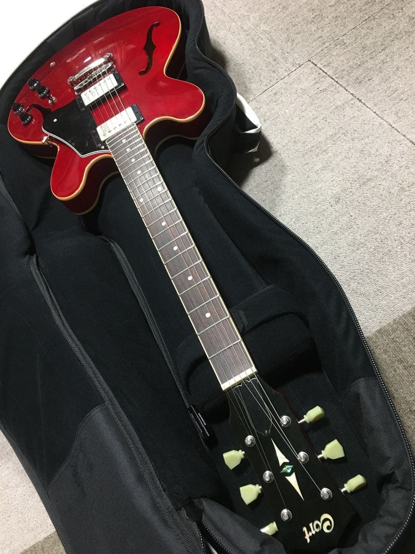 CORT SOURCE【美品！調整済】ES-335 セミアコ ギグバッグ付き