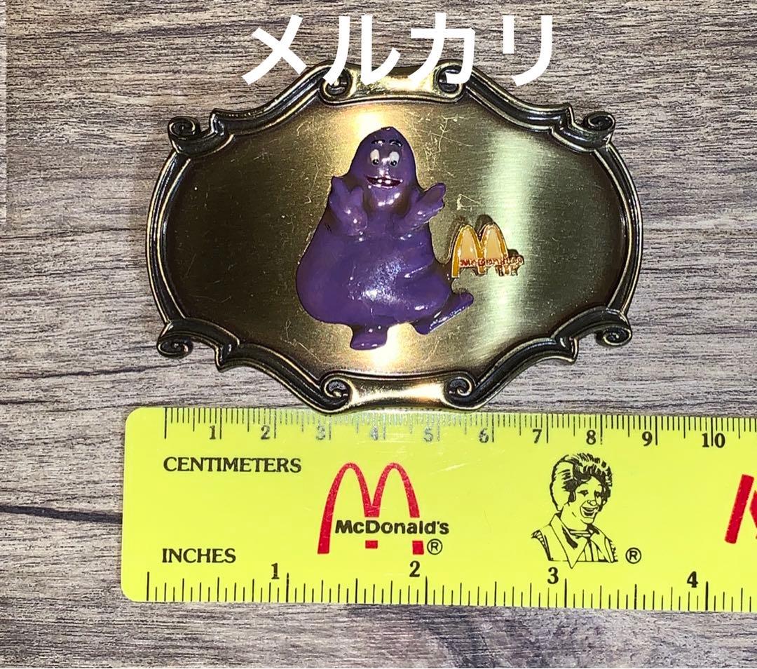80s マクドナルド グリマス ヴィンテージ Raintree ベルトバックル