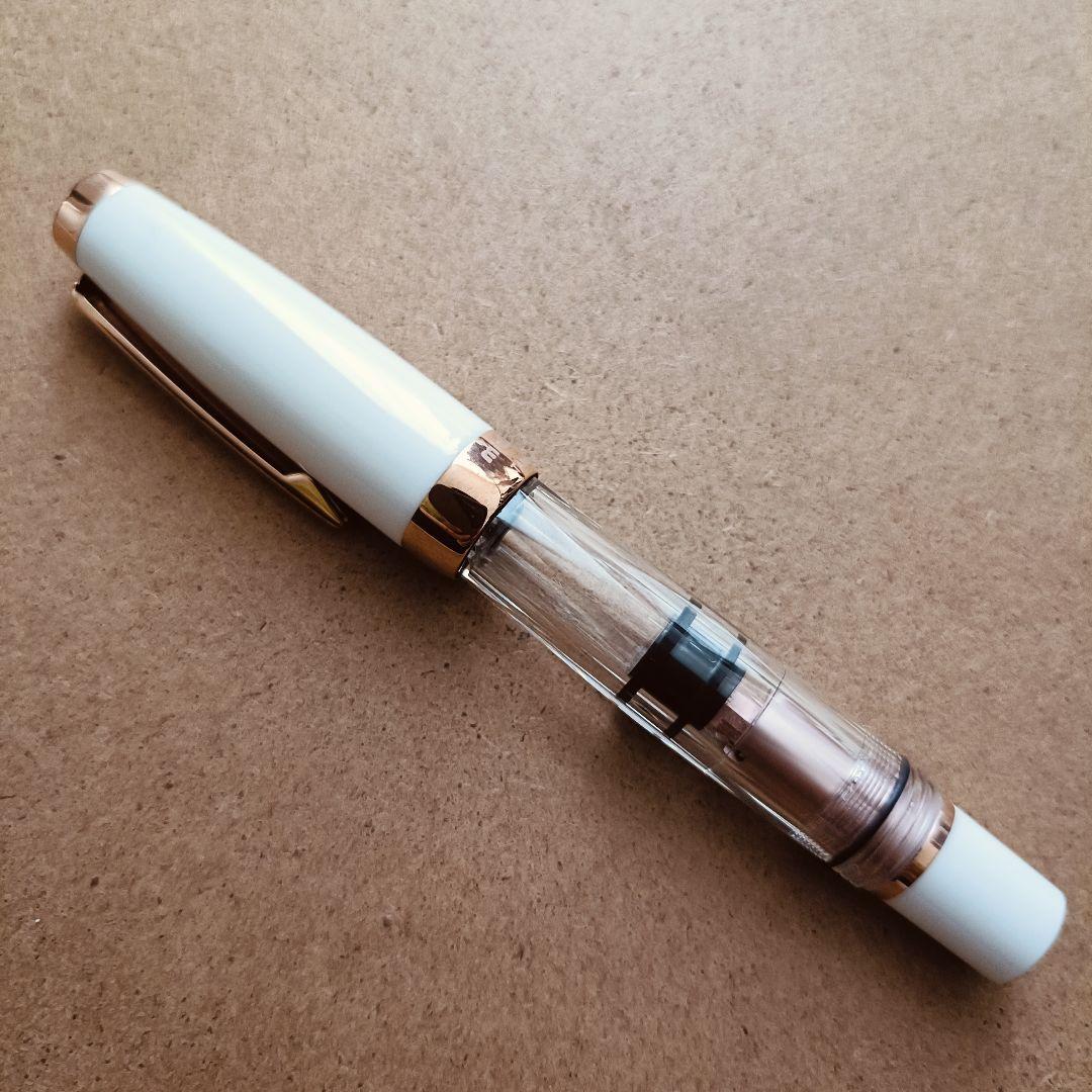 【TWSBI】万年筆 ダイヤモンド mini ホワイトローズゴールドII／М中字