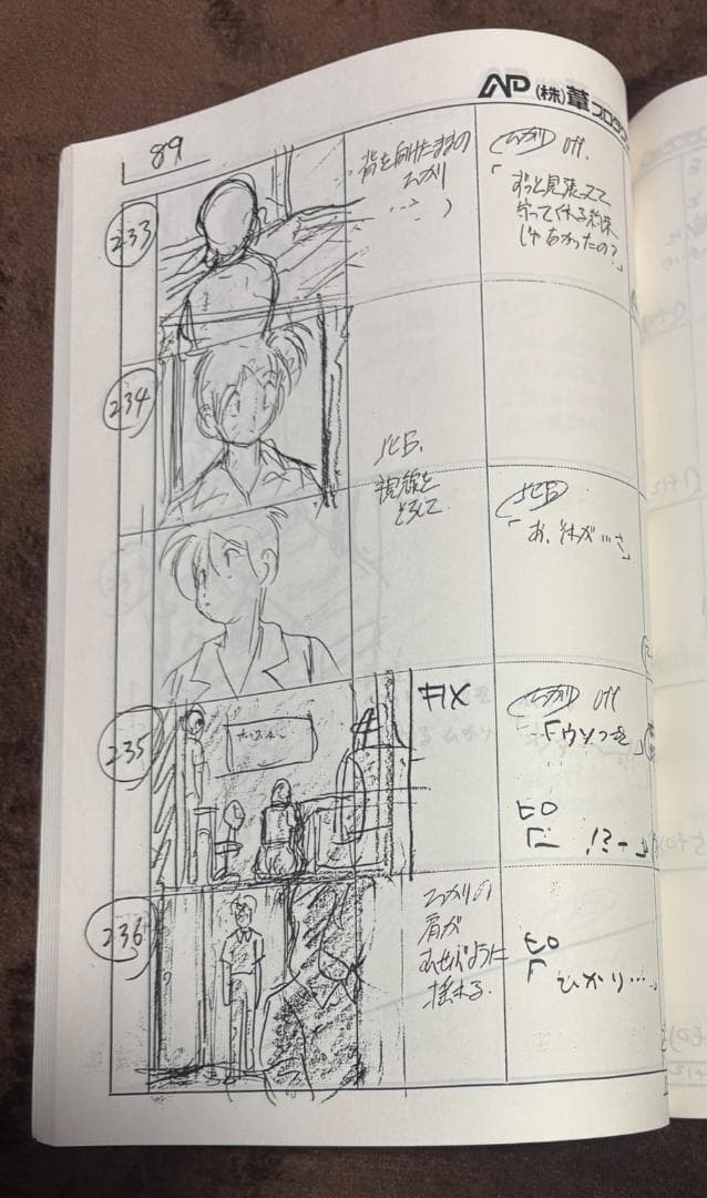 あだち充　テレビアニメ絵コンテ　H2　 #30「ウソつきですね」(仮)