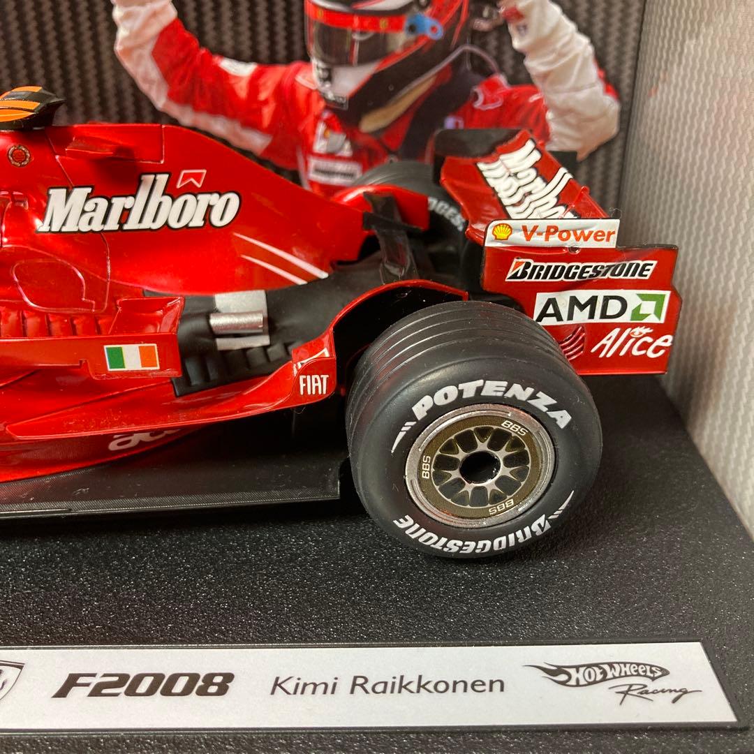 ホットホィール1/18Ferrari F2008 キミライコネン