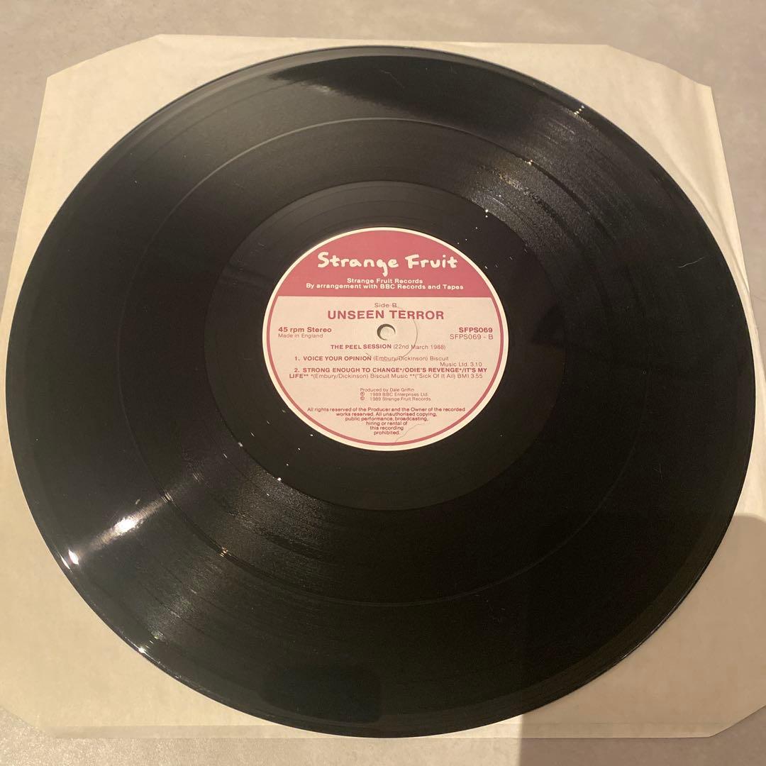 UNSEEN TERROR / THE PEEL SESSIONS 【LP】