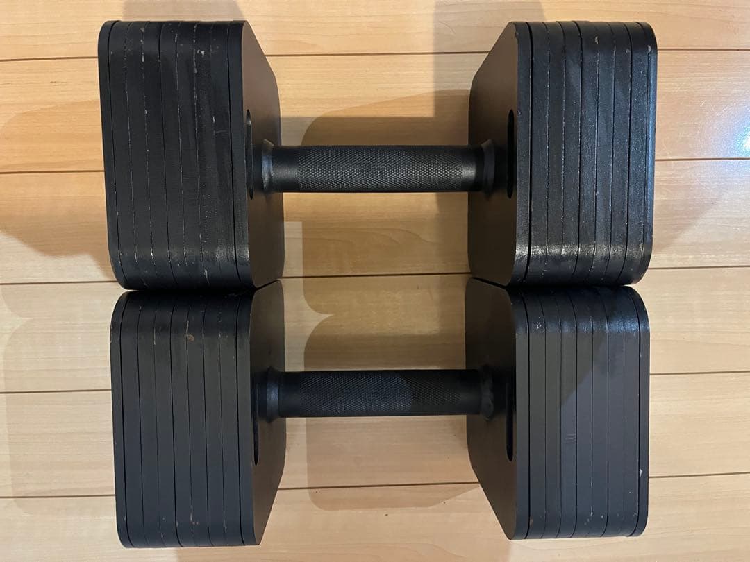 MOJEER 可変式ダンベル 36kg×2個 1KG刻み コンパクト ホームジム