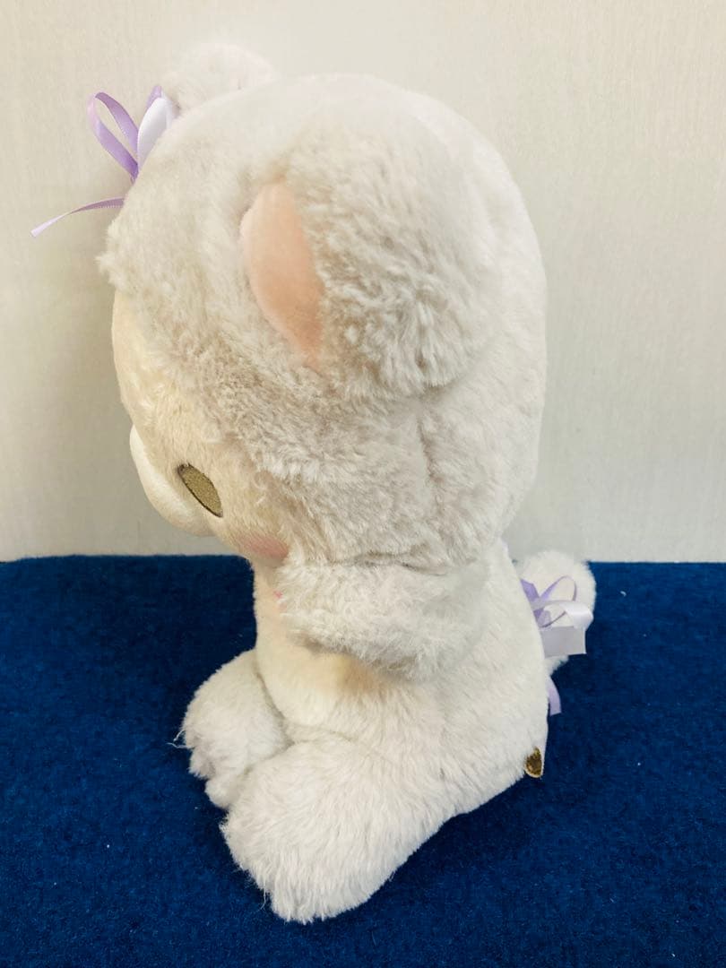 鏡の中のコリラックマ　ぬいぐるみ(M) キラキラ金属マスコット付　リボン付
