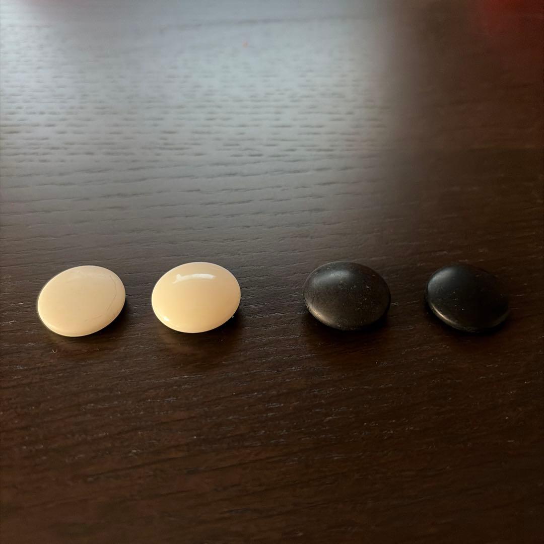 囲碁 碁石・碁笥・基盤セット 脚付　へそ有