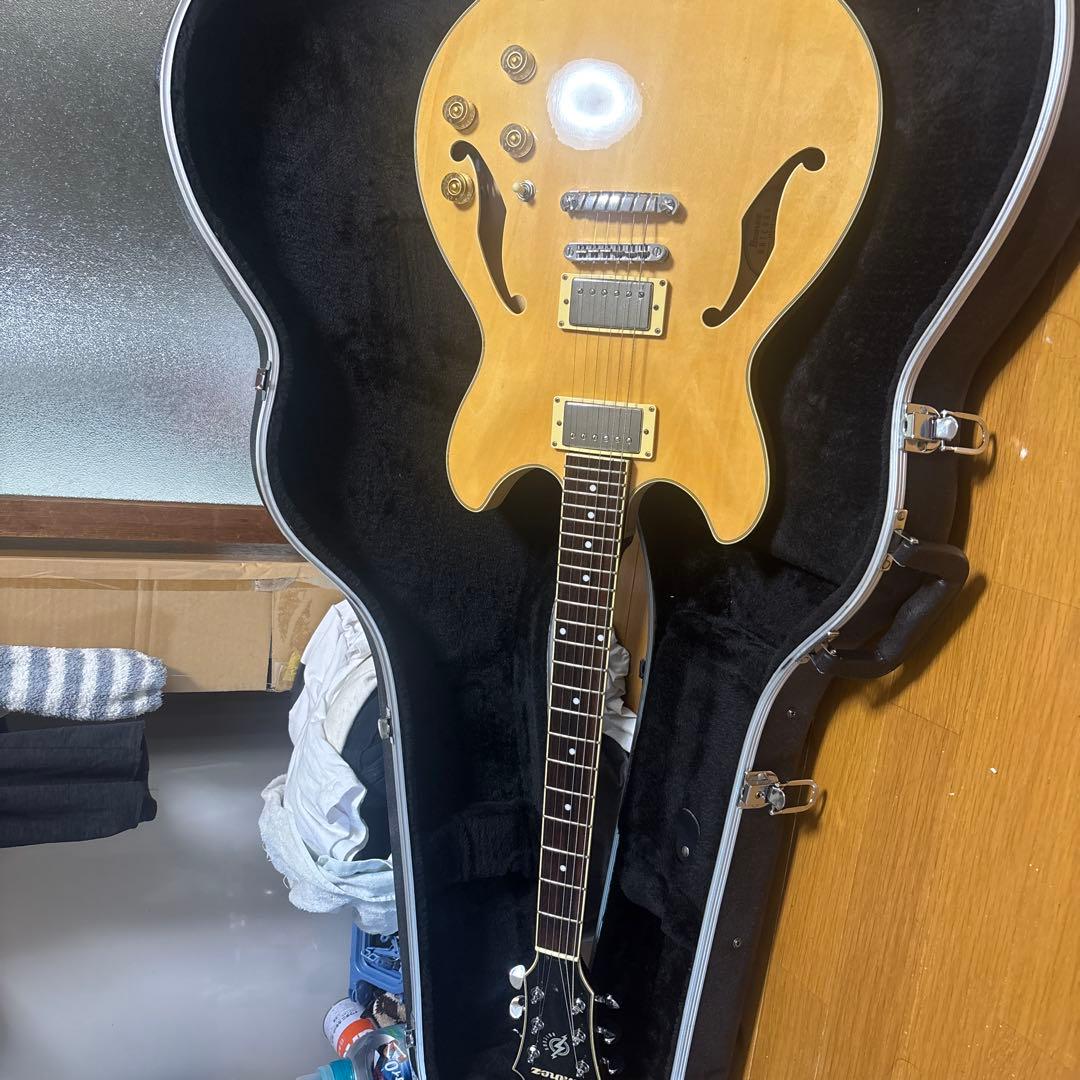 Ibanez AS73D-NT-12-02ハードケース 付き