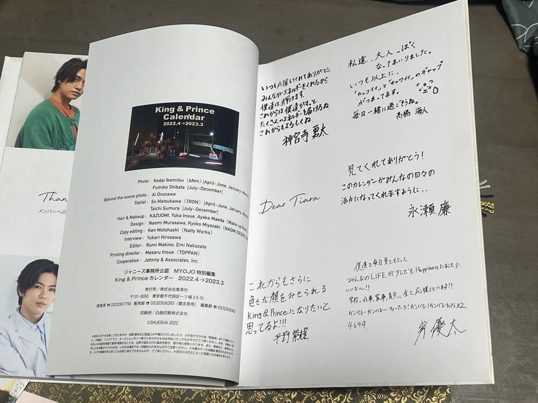King & Princeカレンダー、バンダナ、ペンライト等 グッズ8点